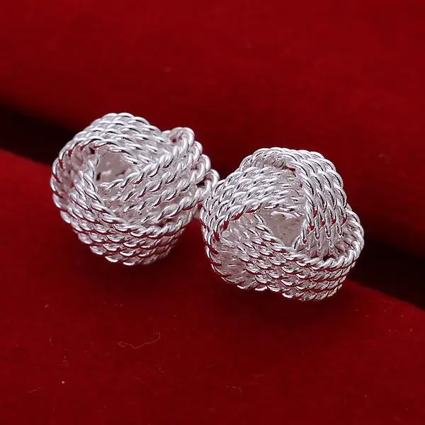 Женские серьги гвоздики из серебра 925 пробы|earring studs earrings|fashion stud earringsstud earrings |