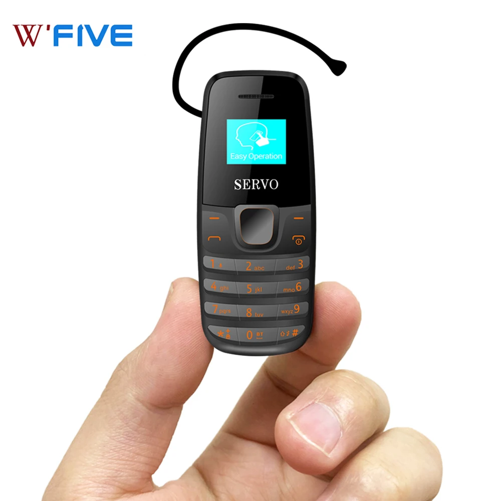 Телефон SERVO S09 0,66 дюймов маленький экран мини мобильный телефон Bluetooth Dialer Bluetooth наушники с низким уровнем радиации GSM мобильный телефон