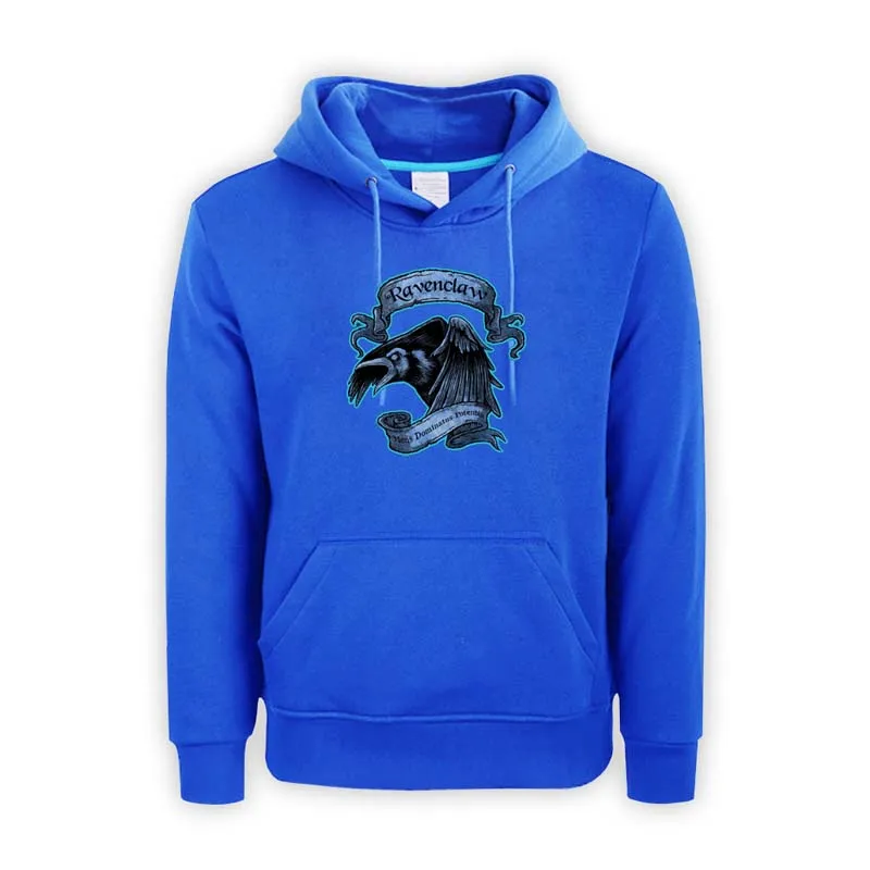 Худи Ravenclaw Мужской пуловер Модные свитшоты одежда пуффендуй Слизерин худи