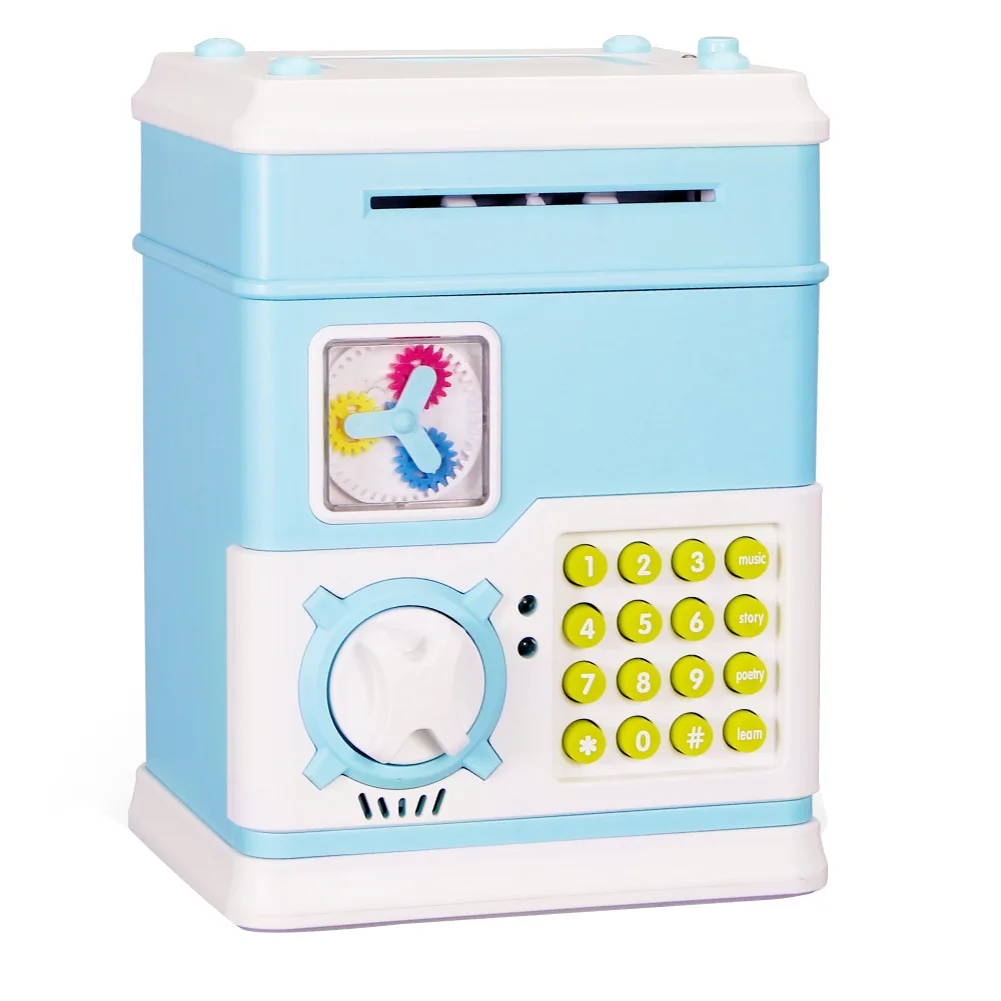 Надежный пароль Копилка музыкальные игрушки квадратная разноцветная батарея