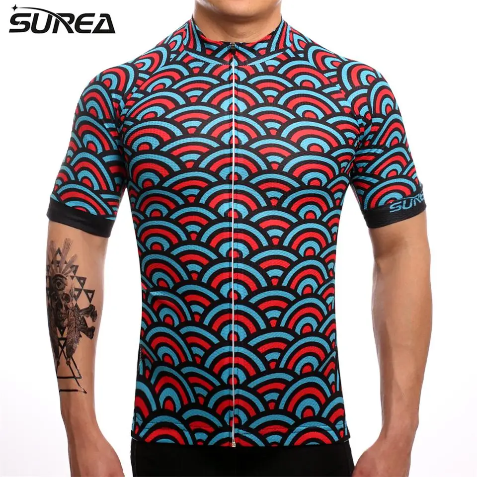 Bicycle Cycling Jersey Short Sleeve Breathable Quick-Dry Mountain MTB Bike Jerseys Men Ciclismo Clothing/ropa ciclismo hombre | Спорт и
