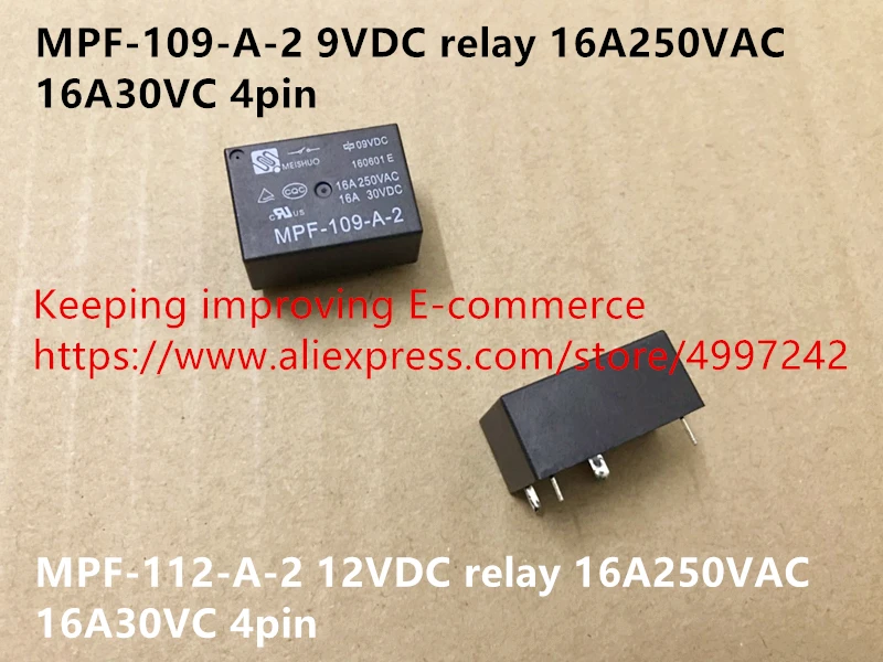 Оригинальное реле 9VDC новое 100% ное 12VDC 16A250VAC 16A30VC 4pin|Реле| |
