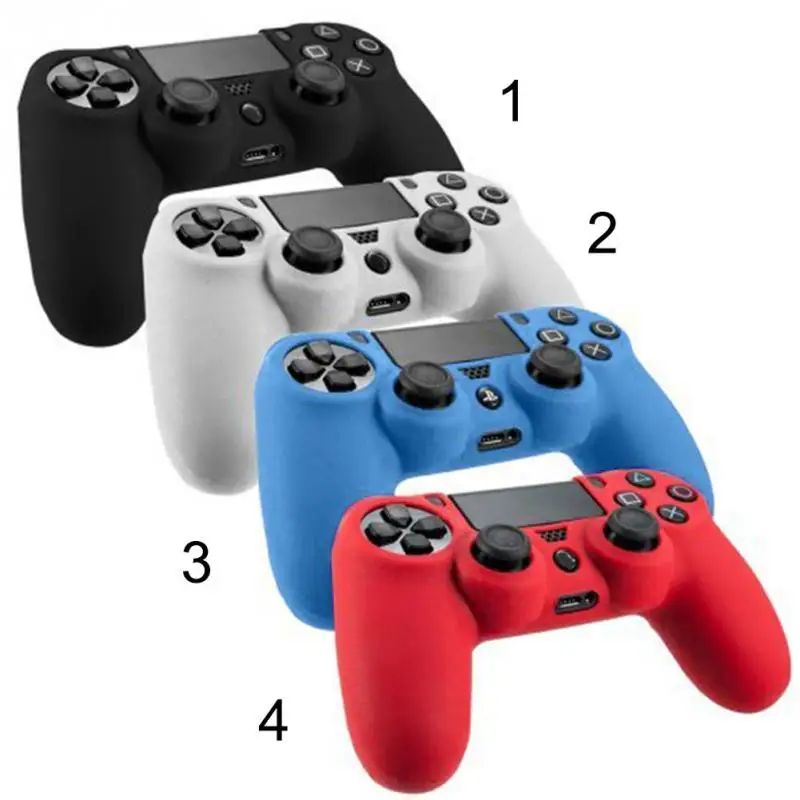 2019 гибкий силиконовый защитный чехол для sony PS4 игровой контроллер ярких цветов|skin
