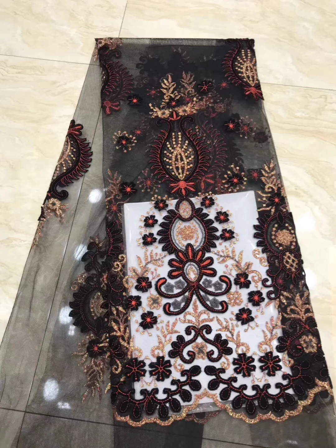 Высокое качество африканская кружевная ткань сетка 2018 французская тюль с