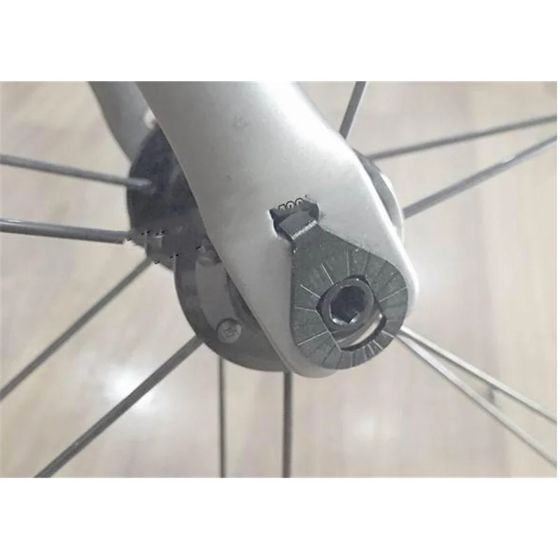 2 шт. крючок для мойки переднего колеса Brompton из алюминиевого сплава Сверхлегкий