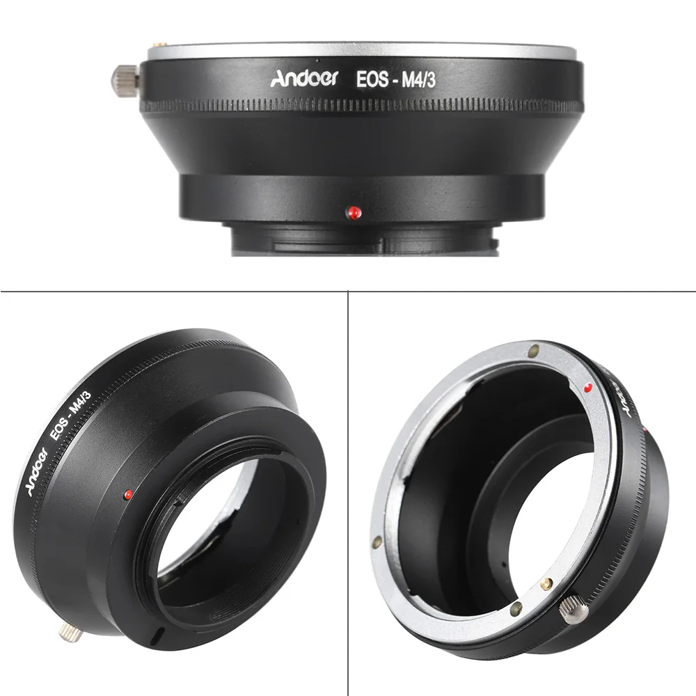 Andoer EOS-M4/3 переходное кольцо Крепление объектива для Canon EOS подходит Olympus Micro M4/3
