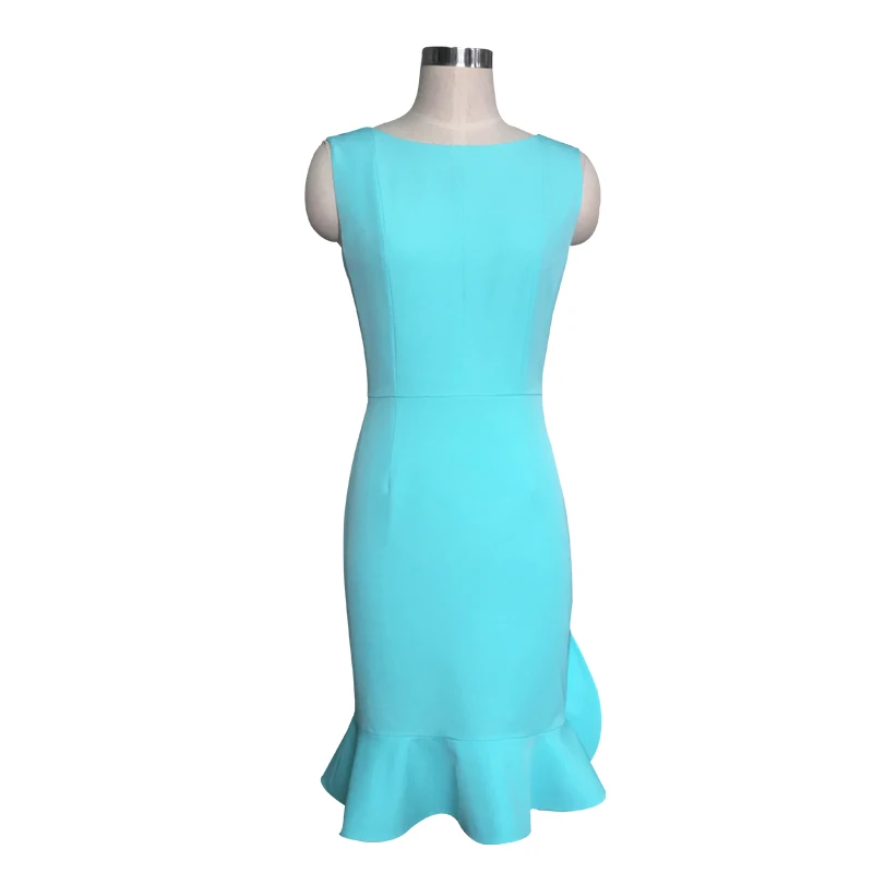 Новая летняя мода длинное платье в форме листа лотоса приталенное без рукавов|dress