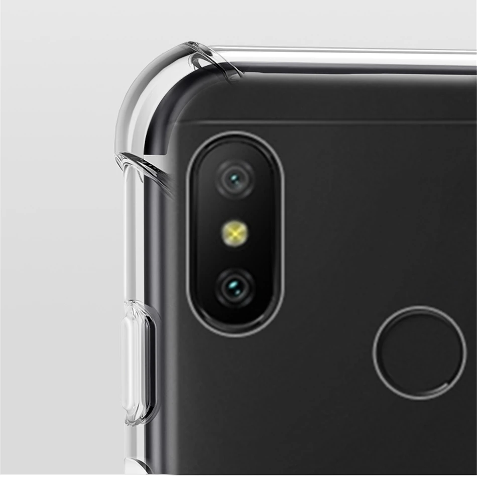Мягкий прозрачный чехол для телефона из ТПУ Xiaomi Redmi 6A 6 Pro Mi A2 Lite воздушная подушка