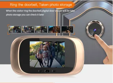 wlan doorbell camera Wifi Video Way Fi battery waterproof voordeur visor puerta wifi videoporteiro sem fios | Безопасность и