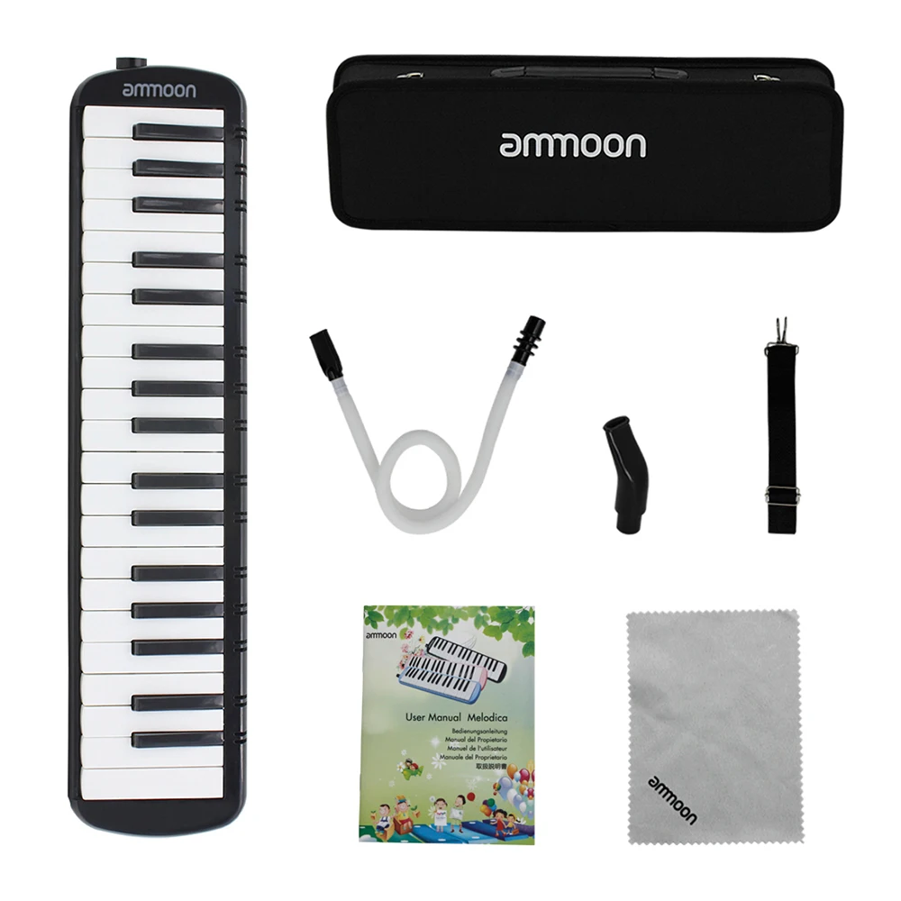 Чехол для детей с 37 клавишной клавиатурой в стиле фортепиано ammoon Melodica