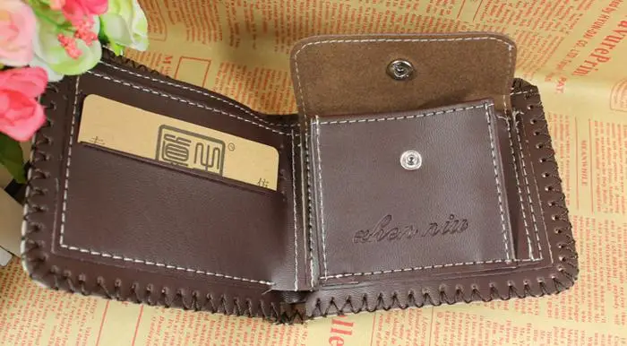 Модные мужские бумажники держатель для карт и сменный карман монет дизайнерский