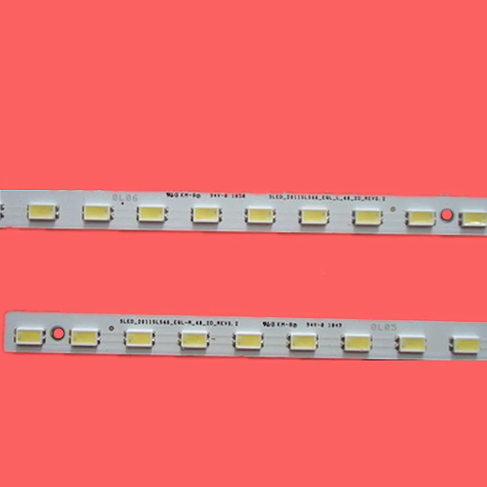 Фото 523mm LED Backlight Lamp strip 48leds For Samsung LJ64-02640A 2011SLS46-EQL-L-48-2D-REV0.2 46inch LCD TV 2pcs Освещение 523mm LED Backlight Lamp strip 48leds For Samsung LJ64-02640A 2011SLS46-EQL-L-48-2D-REV0.2 46inch LCD TV 2pcs Освещение