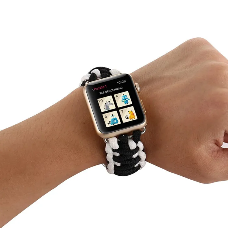 Камуфляжный нейлоновый ремешок для часов Onthelevel с зонтиком 42 мм 38 Apple Watch