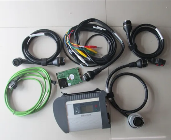 Бесплатная доставка DHL MB Star C4 Звездная Диагностика с ноутбуком Toughbook CF h2 WIFI SD connect