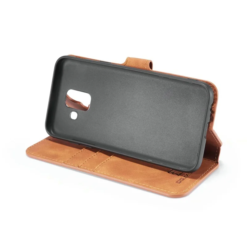 Роскошный кожаный флип-чехол для Samsung Galax A 6 7 8 9 2018/Plus Funda Etui Защитный Браслет