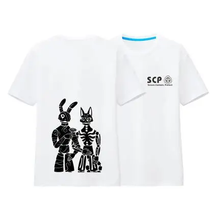 Хлопковая футболка High Q унисекс с рисунком аниме Cos SCP специальная схема