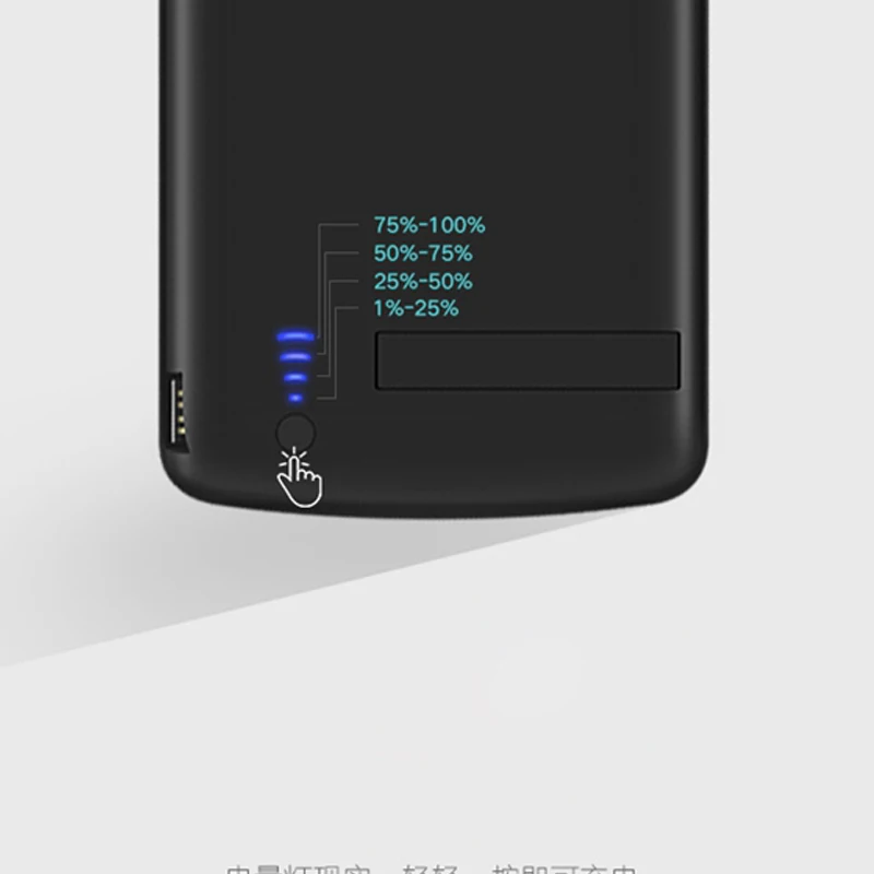Чехол для аккумулятора samsung Galaxy S8 5000 мА/ч портативный чехол зарядки S8Plus + защитный