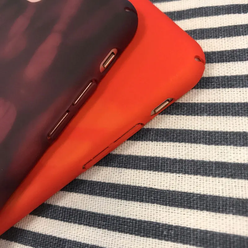 Phone case for iphone 6 6s 7 плюс мода физической Датчик температуры Изменение Цвета Крышка