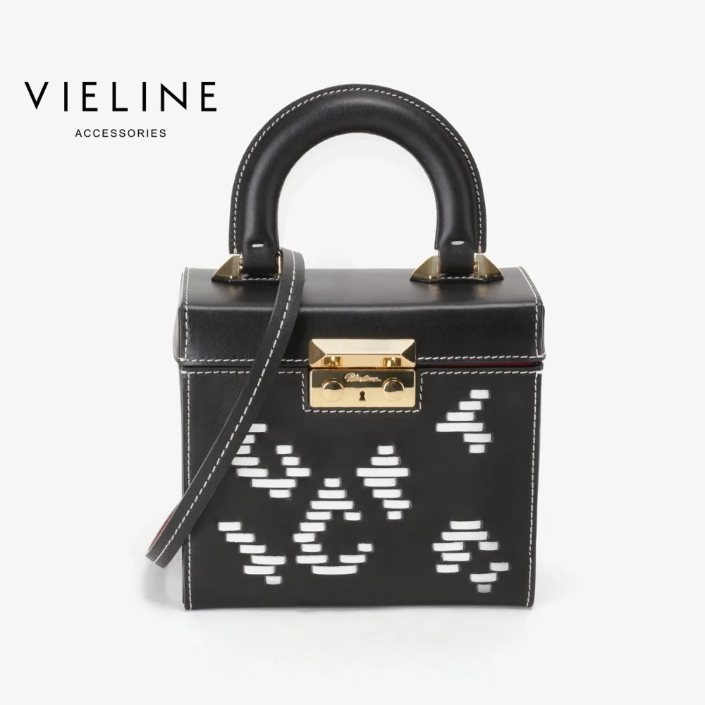 

vieline genuine leather weaving shoulder bag ,Independent designer brand real leather women box Bags, lady leather handbag