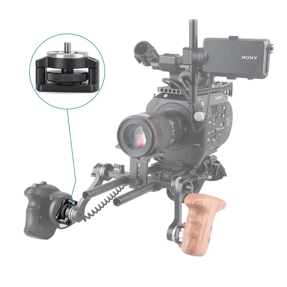 SmallRig рукоятки адаптер-розетка с M6 резьбовыми отверстиями для Sony PXW-FS7/FS7II - 1887 |