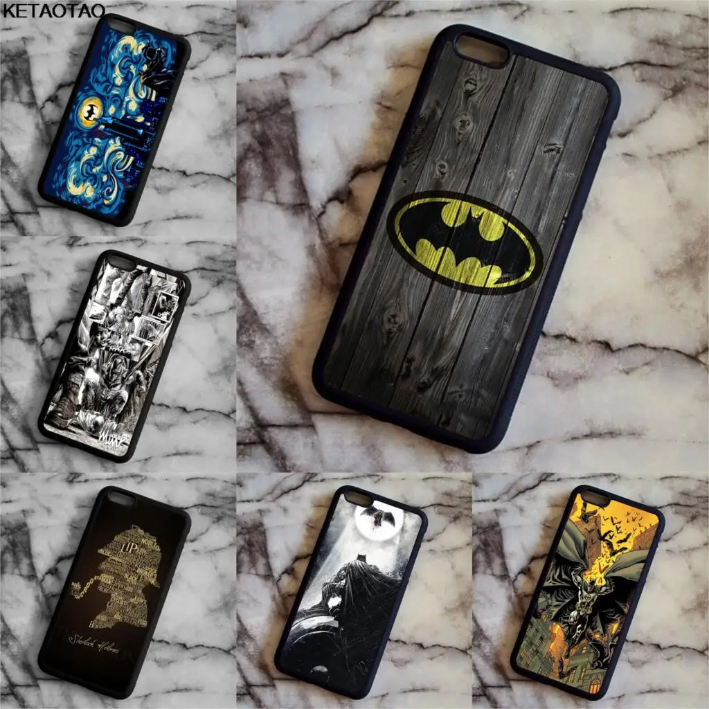 KETAOTAO Batman Comic Originale чехлы для телефонов iPhone 4S 5C SE 5 5S 6 6S 7 8 Plus XR XS Max Чехол Мягкий ТПУ