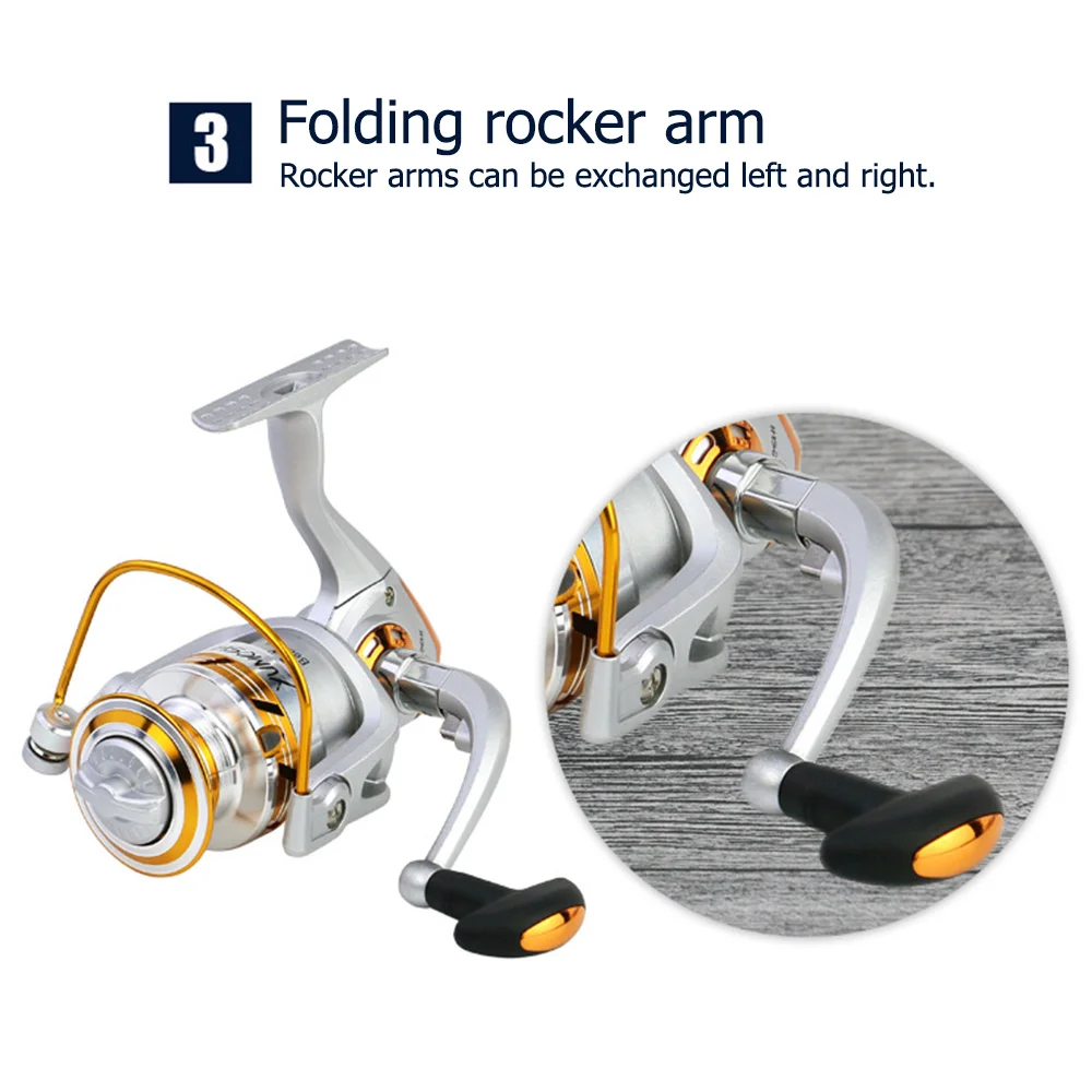 Алюминиевый сплав левое/правое Сменное спиннинговое рыболовное катушка