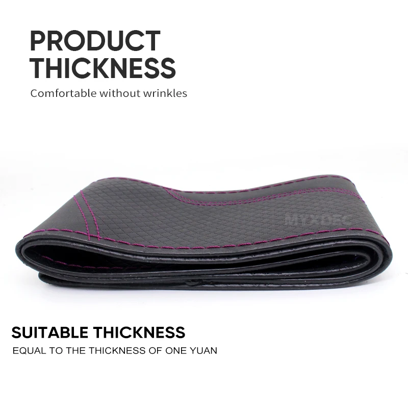 Super anti-wear Car Steering Wheel Covers/Universal 38cm Three-dimensional Breathable Anti-slip steering-Wheel Sleeve Protector |
