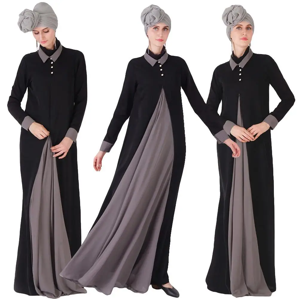 2019 Abaya женские мусульманские модные платья на молнии женское длинное платье