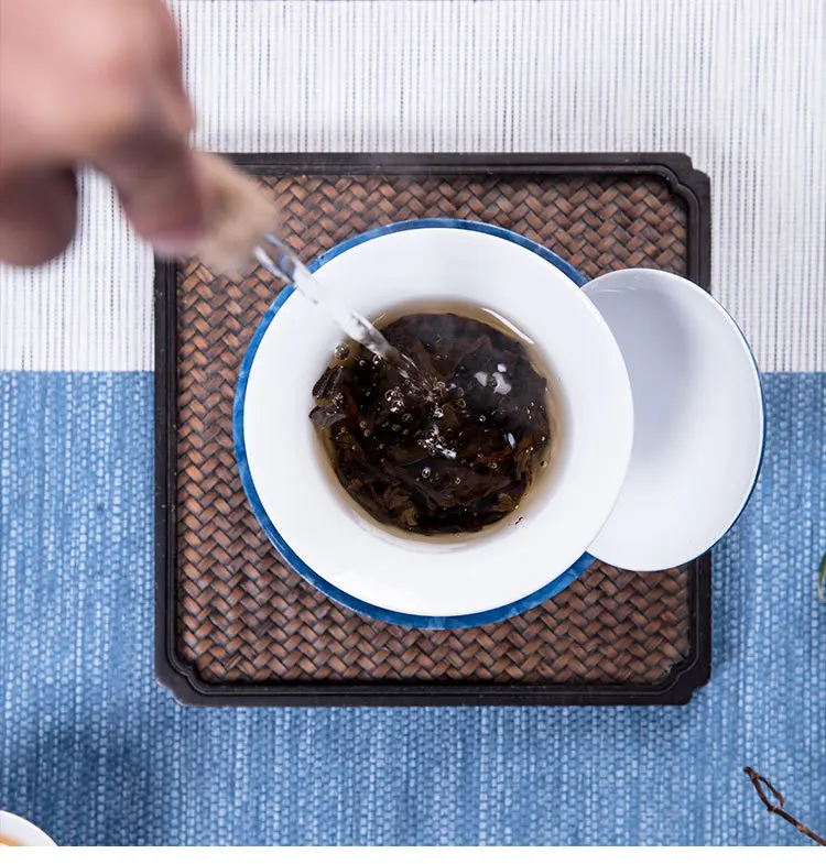 Китайский чайный набор кунг-фу синий и белый Gaiwan Чайник чашки чайные сервизы фарфоровые чайные принадлежности Посуда для напитков
