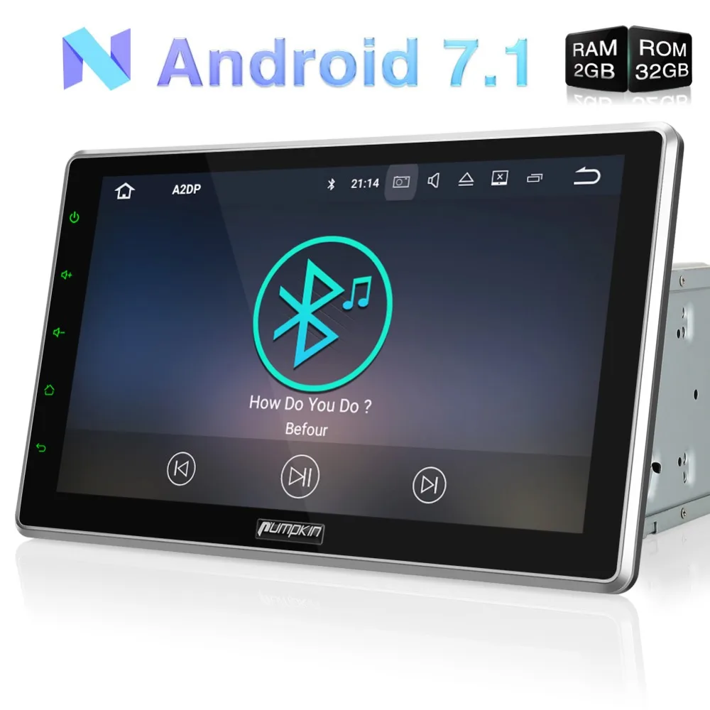 Емкостный Экран! 2 Din 10 1 ''Android 7 универсальный автомобильный Радио нет dvd плеер