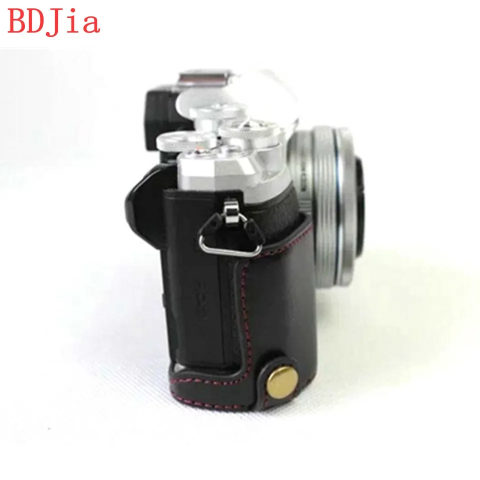 Модная сумка для камеры чехол Olympus EM10III EM10 MarkIII из искусственной кожи половинная