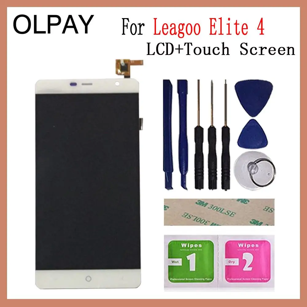 5 0 ''Новый оригинальный для Leagoo Elite 4 мобильный телефон ЖК-дисплей + кодирующий