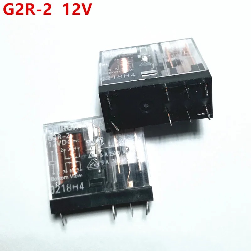 1 piece  Relay 8pin G2R-2 FOR power amplifier Soft start board Horn protection board Audio signal selection board 100% Original