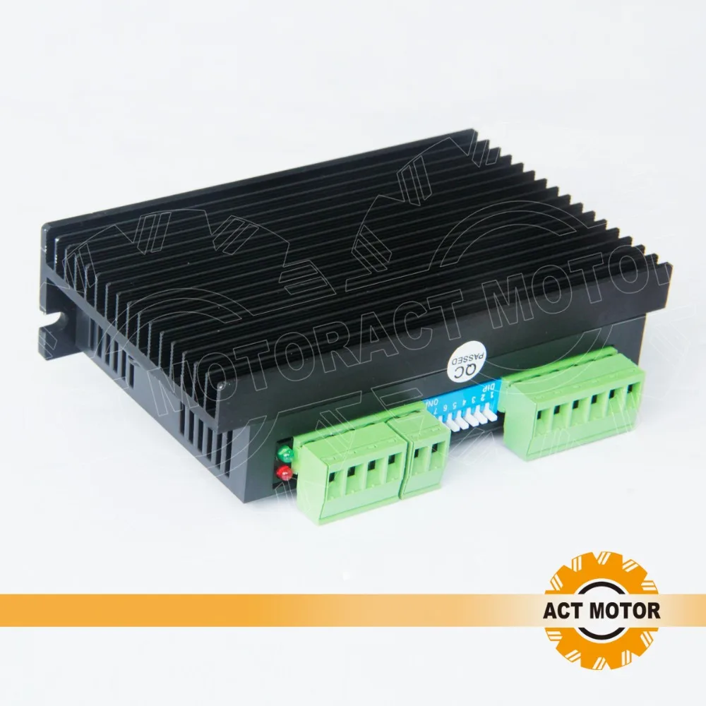 Драйвер шагового двигателя DM542, 18-50VDC, 4.2A поддержка nema17, 23 шаговый двигатель фрезерный станок с ЧПУ