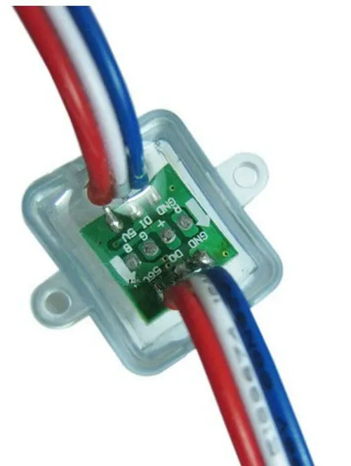 100 шт. 12 мм квадратный цифровой диффузионный модуль WS2811 RGB полноцветный