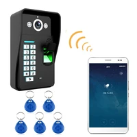 hd 720p wireless wifi rfid password video door phone doorbell intercom system night vision waterproof access control system