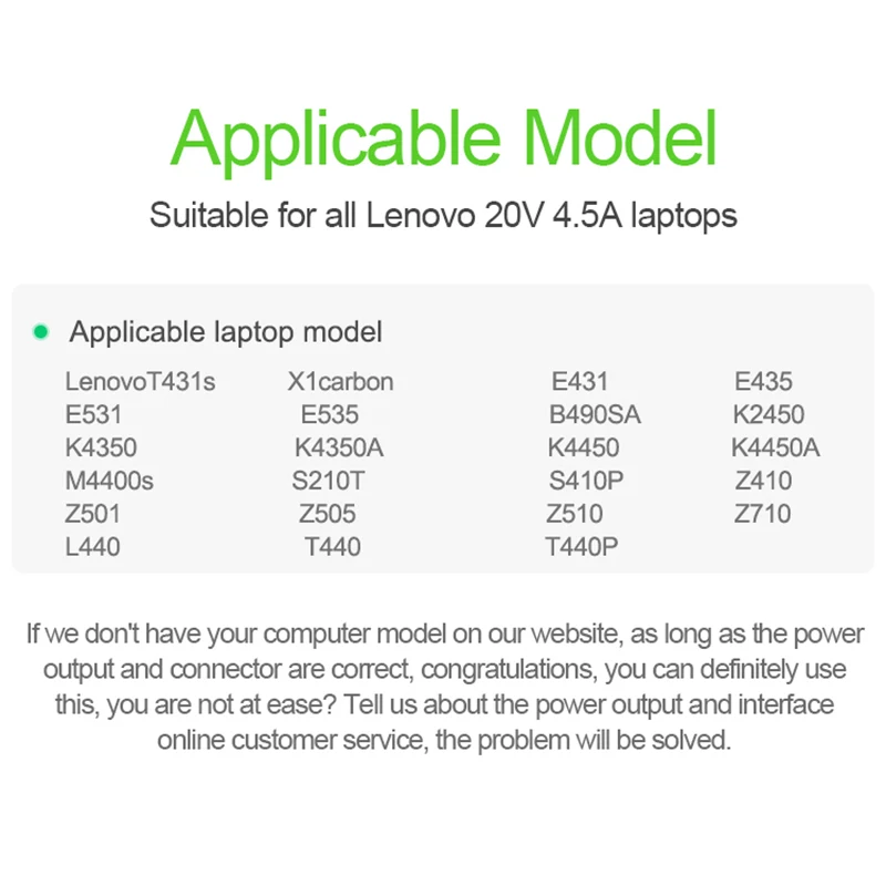 Llano для ноутбука Lenovo зарядное устройство G50 E431 G510 E550 T440S X240 компьютерный