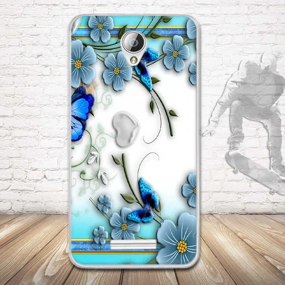 For Lenovo a5000 Case Luxury 3D Flower Bags Fundas A5000 Cover Silicone Soft TPU Shell A 5000 Phone Cases | Мобильные телефоны и