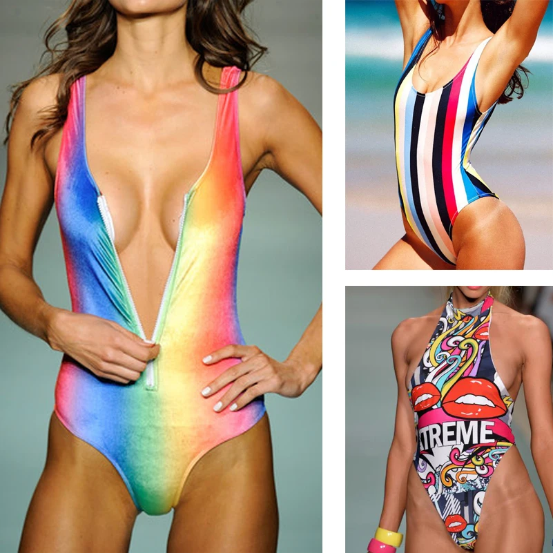 Новинка 2017 сдельный комплект бикини бразильский женский сексуальный пляжный