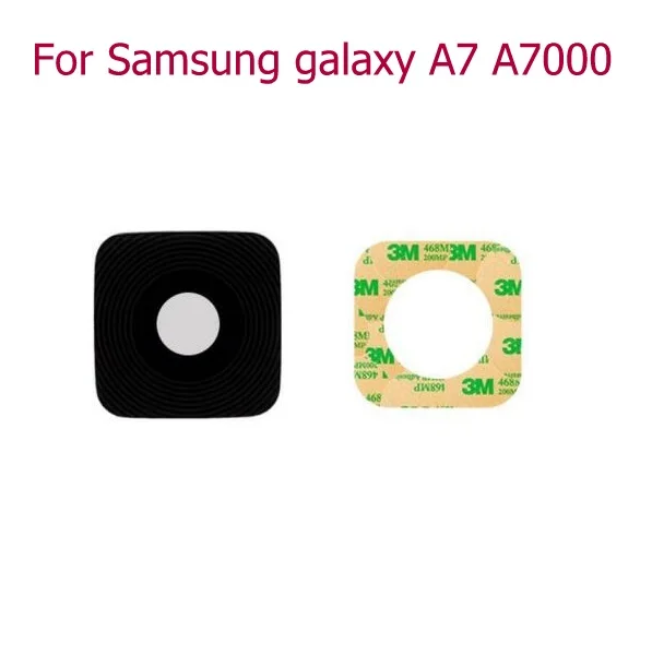 Оригинальная камера заднего вида объектив для samsung A3 A5 A7 A9 A310 A510 A710 a9 pro задняя камера стекло защитная крышка объектива модуль+ 3M клейкой ленты - Цвет: for A7