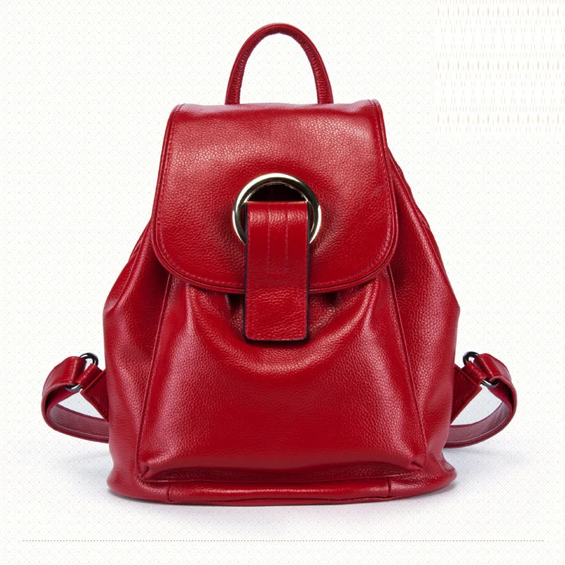 Рюкзак женский из натуральной кожи модный брендовый 2018|leather backpack rucksack|backpack