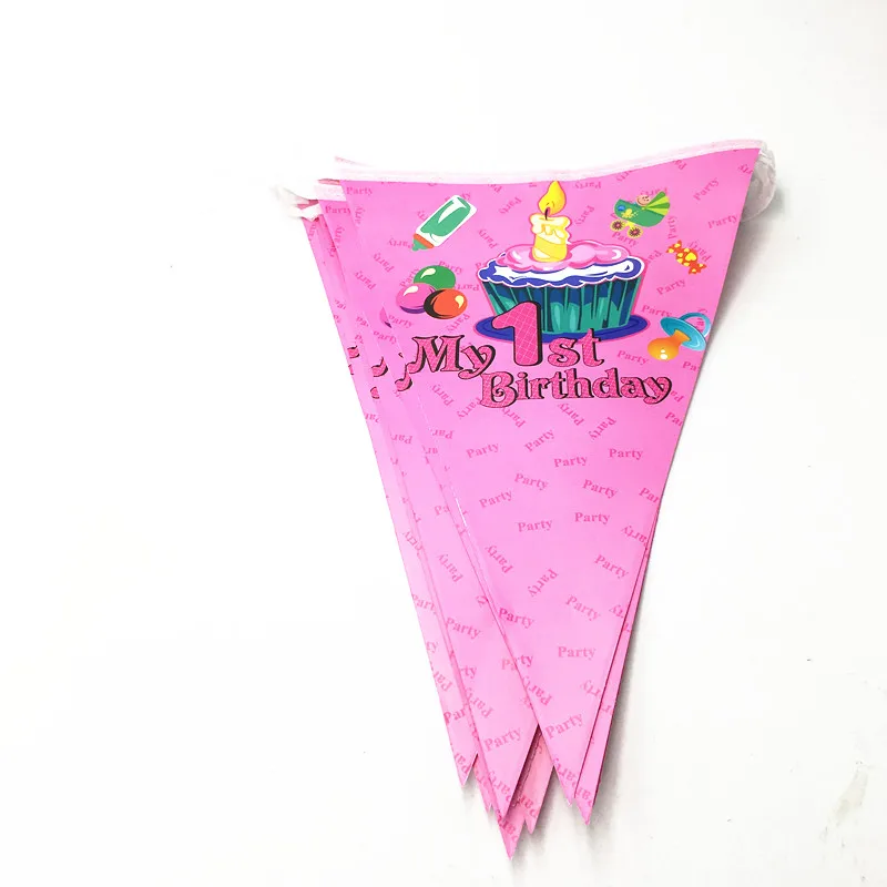 73 шт./лот для девочек празднования первого дня рождения комплект baby shower вечерние