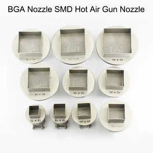 BGA сопло SMD Тепловая пушка сопла из титанового сплава квадратная сопла для сварки горячим воздухом сопла для тайфуна 850 Аксессуары для пайки горячим воздухом