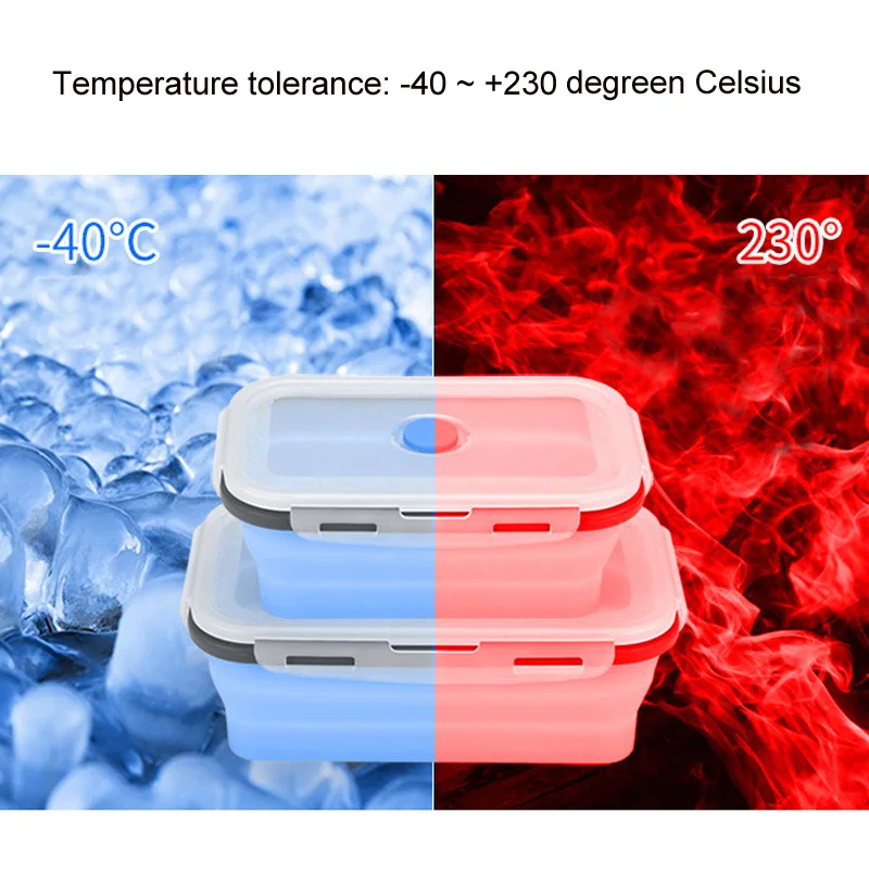BalleenShiny складная коробка для завтрака с микроволновой водой Bento экологичный