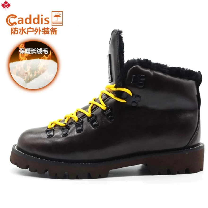 Caddis/2018 мужские ботинки зимние для мужчин толстая плюшевая Водонепроницаемая