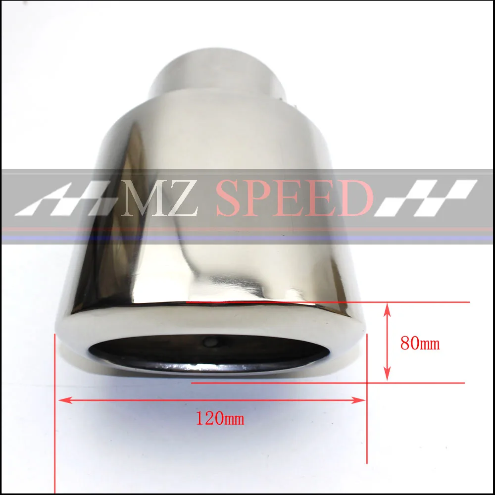 Универсальный автомобильный двойной чехол для автомобиля punta del escape tubo de escape silenciador punta de la cola