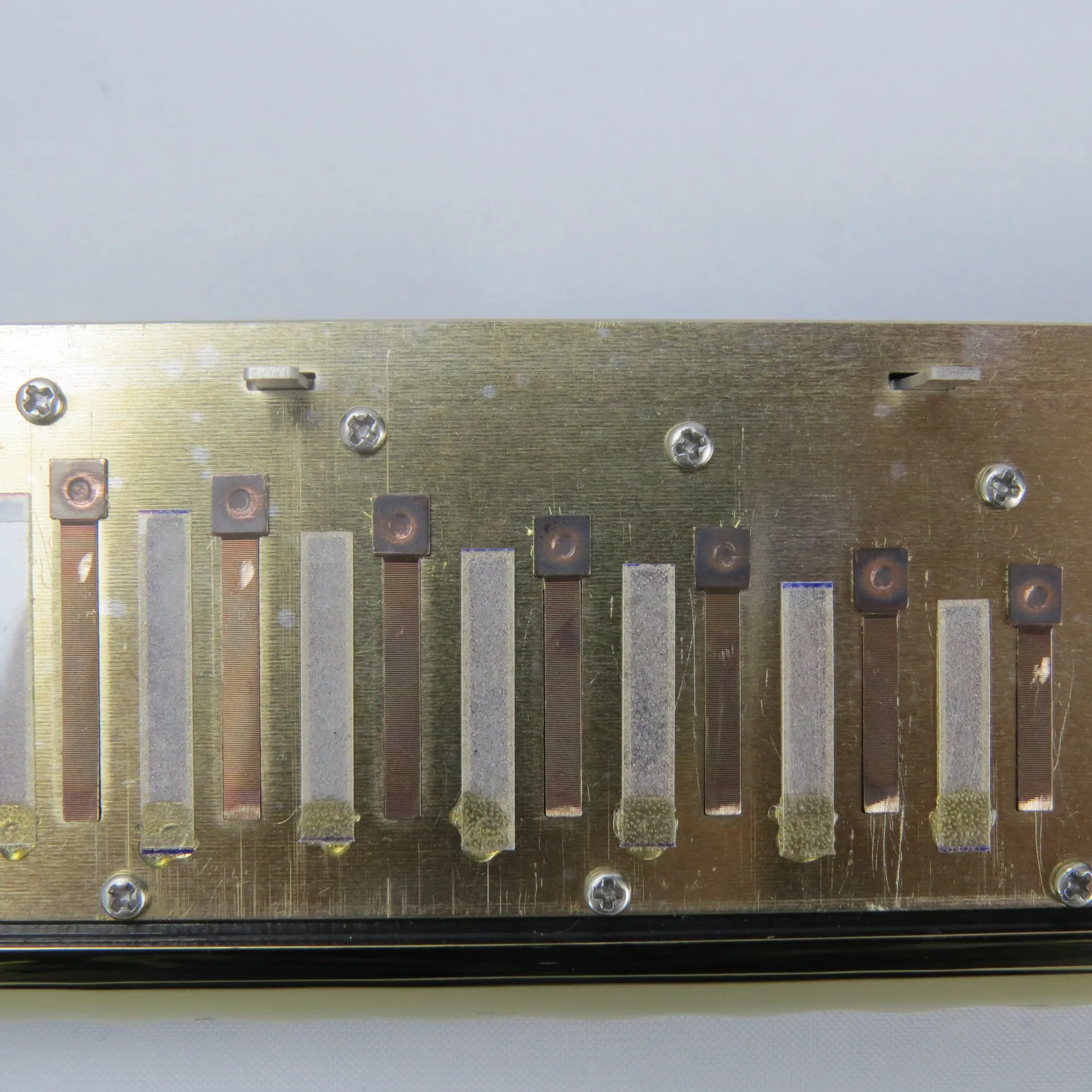 EASTTOP 12 отверстий профессиональная Хроматическая гармоника ABS расческа C key|Губная