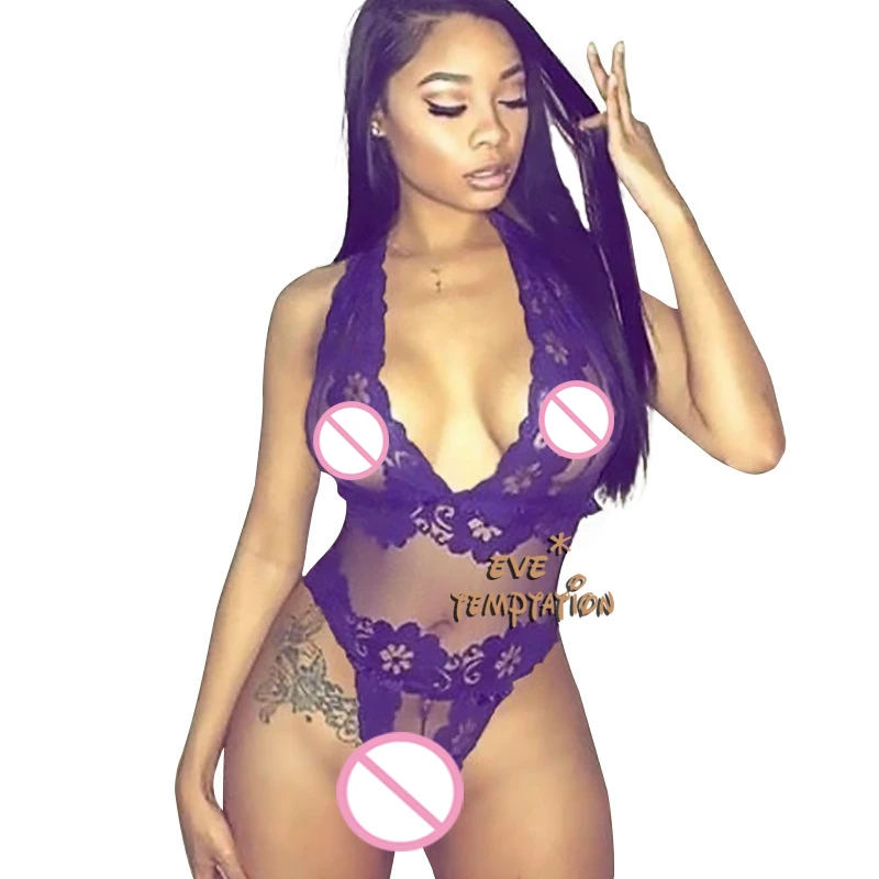 Пикантная кружевная одежда для сна взрослых женское белье Babydoll сетчатые костюмы