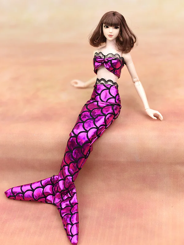 2018 New Mermaid dress fishtail skirt Outfit Clothing For 1/6 Barbie Xinyi Kurhn FR Doll Toys for Girls Children | Игрушки и хобби