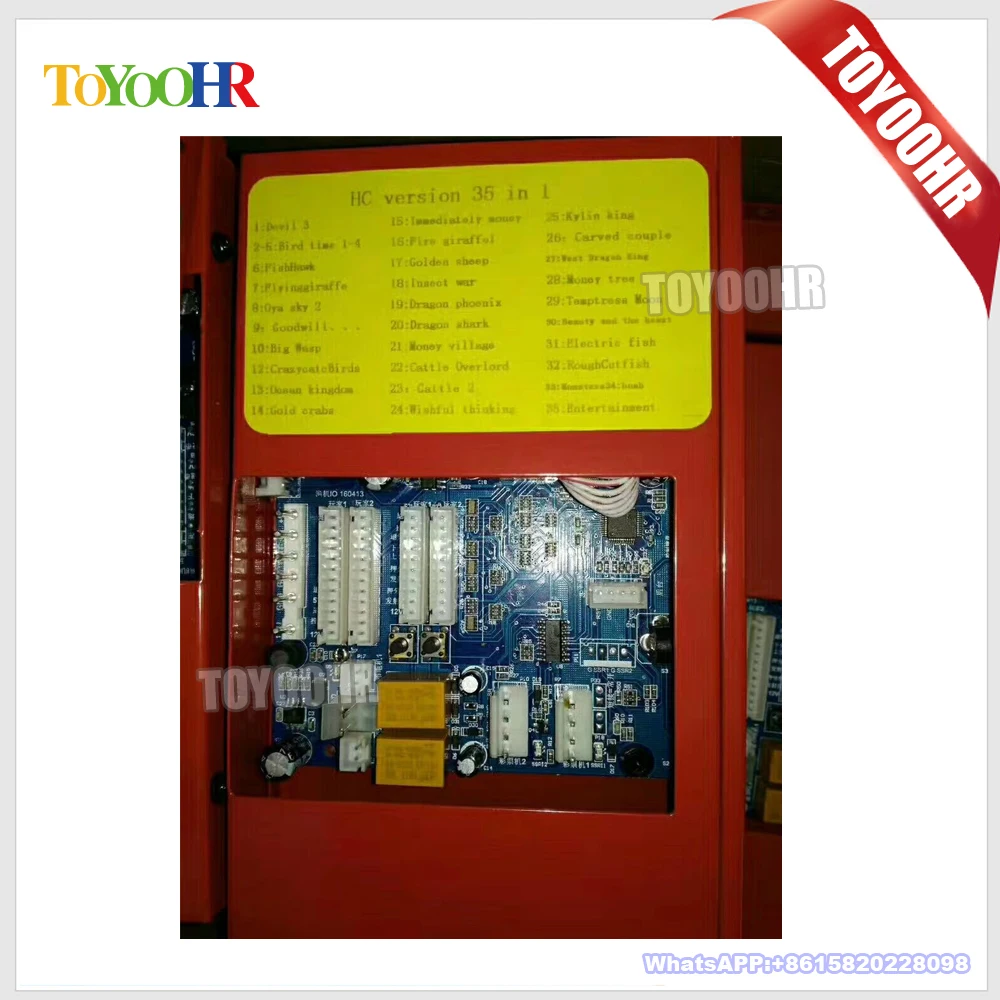 Мульти PCB игры доска 2 игроков Рыбная игра с кабелем провода для игровых машин